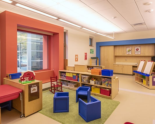 DiNisco Design | www.dinisco.com | Lexington Children's Place | Lexington, MA | Credit:  Peter Vanderwarker
