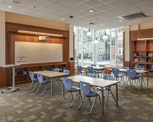 DiNisco Design | www.dinisco.com | Cabot Elementary School | Newton, MA | Credit:  Peter Vanderwarker