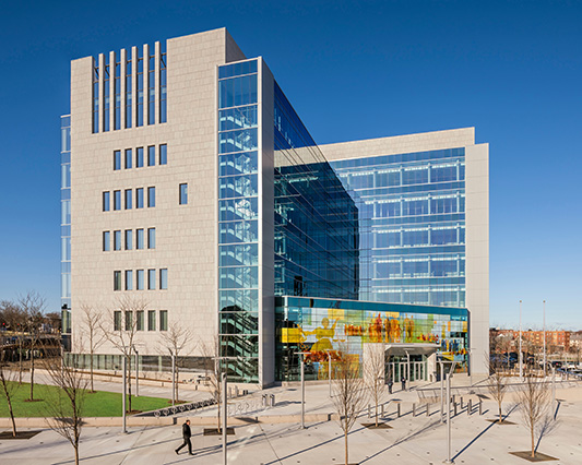 Finegold Alexander Architects | www.faainc.com | Lowell Justice Center | Lowell, MA | Credit:  Anton Grassl