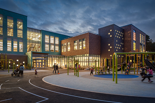 HMFH Architects | www.hmfh.com | Coolidge Corner School | Brookline, MA | Credit:  Ed Wonsek