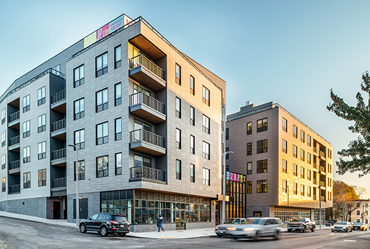 RODE Architects | www.rodearchitects.com | 3200 Washington Street | Jamaica Plain, MA | Credit:  Nat Rea Photography
