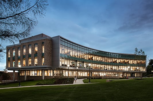 The S/L/A/M Collaborative | www.slamcoll.com | Fairfield University, Charles F. Dolan School of Business | Fairfield, CT | Credit:  Parrish Ruiz De Velasco