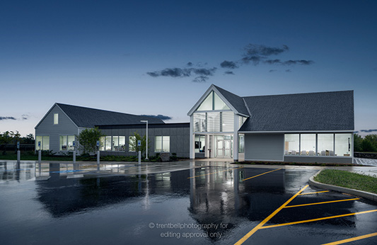 SMRT Architects and Engineers | www.smrtinc.com | Hospice of Southern Maine | Scarborough, ME | Credit:  Trent Bell